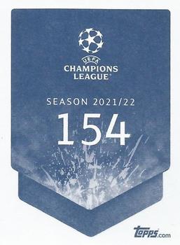 2021-22 Topps UEFA Champions League Sticker Collection #154 Ángel Correa Back