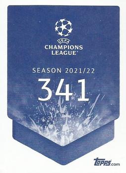 2021-22 Topps UEFA Champions League Sticker Collection #341 Cristiano Back