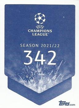 2021-22 Topps UEFA Champions League Sticker Collection #342 Gustavo Dulanto Back