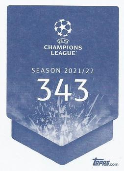 2021-22 Topps UEFA Champions League Sticker Collection #343 Danilo Arboleda Back