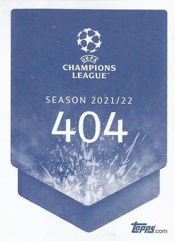 2021-22 Topps UEFA Champions League Sticker Collection #404 Pizzi Back