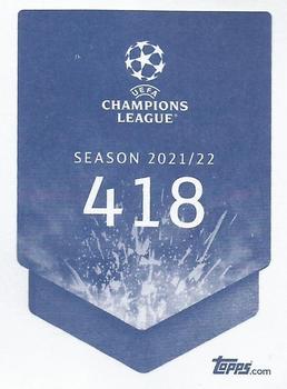 2021-22 Topps UEFA Champions League Sticker Collection #418 Oleksandr Syrota Back