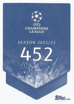 2021-22 Topps UEFA Champions League Sticker Collection #452 Luke Shaw Back