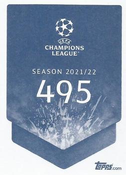 2021-22 Topps UEFA Champions League Sticker Collection #495 Meschack Elia Back
