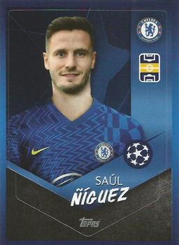 2021-22 Topps UEFA Champions League Sticker Collection #582 Saúl Ñíguez Front