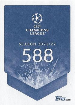 2021-22 Topps UEFA Champions League Sticker Collection #588 Timo Werner Back