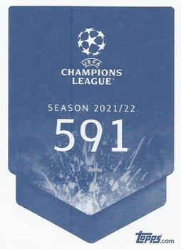 2021-22 Topps UEFA Champions League Sticker Collection #591 Paulo Dybala Back