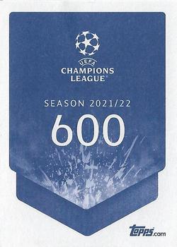 2021-22 Topps UEFA Champions League Sticker Collection #600 Adrien Rabiot Back