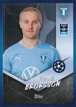 2021-22 Topps UEFA Champions League Sticker Collection #631 Franz Brorsson Front