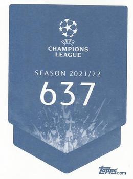 2021-22 Topps UEFA Champions League Sticker Collection #637 Anders Christiansen Back