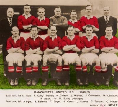 1949-50 Sport Magazine Team Picture Books #NNO Manchester United Front