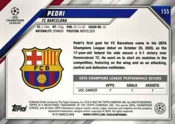2021-22 Topps UEFA Champions League #155 Pedri Back