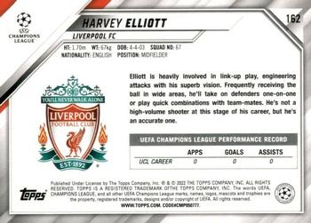 2021-22 Topps UEFA Champions League #162 Harvey Elliott Back