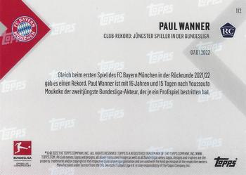 2021-22 Topps Now Bundesliga German - Red #112 Paul Wanner Back