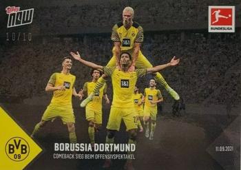 2021-22 Topps Now Bundesliga German - Black #024 Borussia Dortmund Front