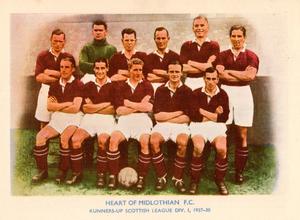 1938 Shermans Pools Searchlight on Famous Teams #NNO Heart of Midlothian Front