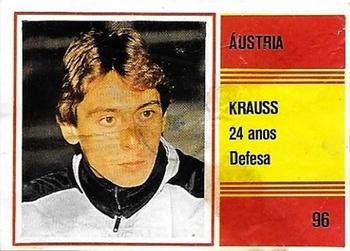 1982 Sorcácius XII Campeonato do Mundo do Futebol #96 Bernd Krauss Front