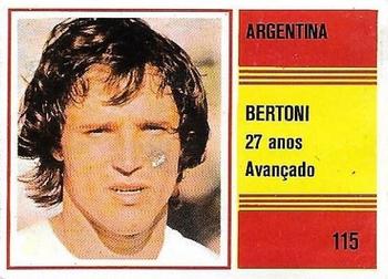 1982 Sorcácius XII Campeonato do Mundo do Futebol #115 Bertoni Front