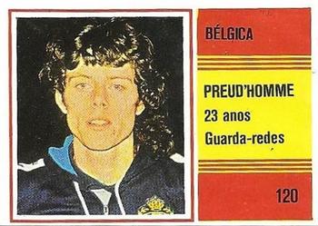 1982 Sorcácius XII Campeonato do Mundo do Futebol #120 Michel Preud'homme Front