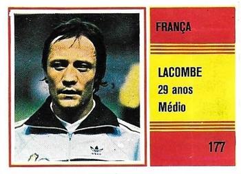 1982 Sorcácius XII Campeonato do Mundo do Futebol #177 Bernard Lacombe Front