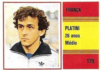 1982 Sorcácius XII Campeonato do Mundo do Futebol #179 Michel Platini Front