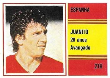 1982 Sorcácius XII Campeonato do Mundo do Futebol #219 Juanito Front