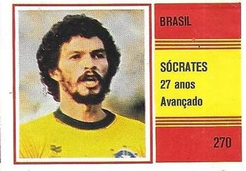 1982 Sorcácius XII Campeonato do Mundo do Futebol #270 Socrates Front