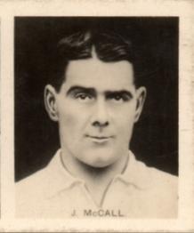 1922 The Magnet Library Football Real Photos of Famous Footballers #1 Joe McCall Front