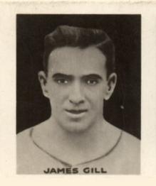 1922 The Magnet Library Football Real Photos of Famous Footballers #10 Jimmy Gill Front
