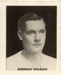 1922 The Magnet Library Football Real Photos of Famous Footballers #11 Andrew Wilson Front