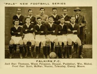 1923 Pals Magazine New Football Series #NNO Falkirk F.C. Front