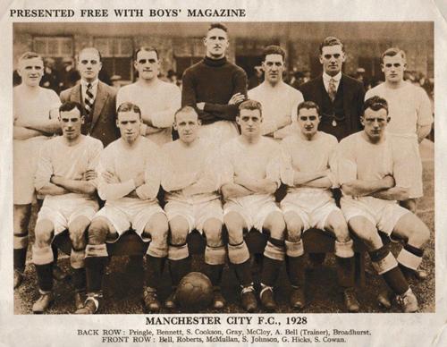 1928 Boys' Magazine Football Teams #NNO Manchester City Front