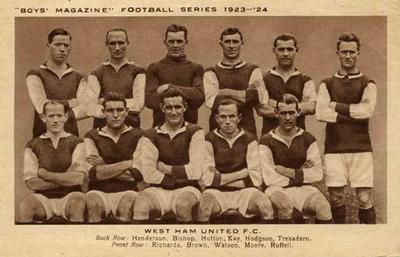 1923-24 Boys' Magazine Football Series #NNO West Ham United Front