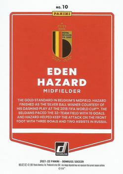 2021-22 Donruss #10 Eden Hazard Back