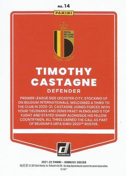 2021-22 Donruss #14 Timothy Castagne Back