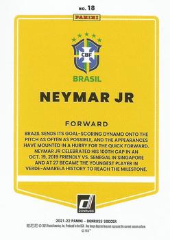 2021-22 Donruss #18 Neymar Jr Back