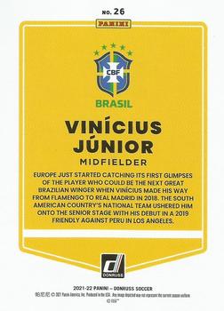 2021-22 Donruss #26 Vinícius Júnior Back