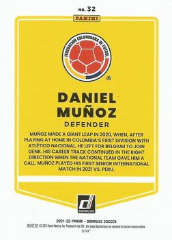 2021-22 Donruss #32 Daniel Muñoz Back