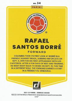 2021-22 Donruss #34 Rafael Santos Borré Back