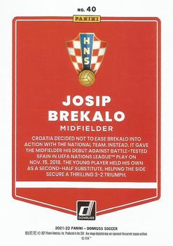 2021-22 Donruss #40 Josip Brekalo Back