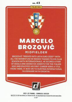 2021-22 Donruss #43 Marcelo Brozović Back