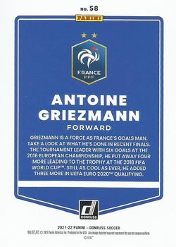 2021-22 Donruss #58 Antoine Griezmann Back