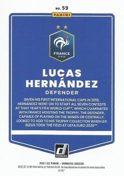 2021-22 Donruss #59 Lucas Hernández Back