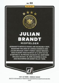 2021-22 Donruss #68 Julian Brandt Back