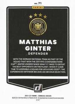 2021-22 Donruss #71 Matthias Ginter Back