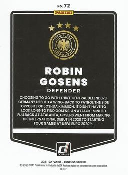 2021-22 Donruss #72 Robin Gosens Back