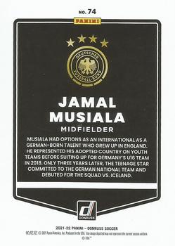 2021-22 Donruss #74 Jamal Musiala Back