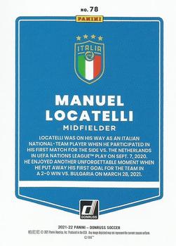 2021-22 Donruss #78 Manuel Locatelli Back