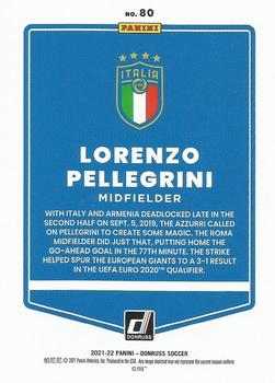 2021-22 Donruss #80 Lorenzo Pellegrini Back