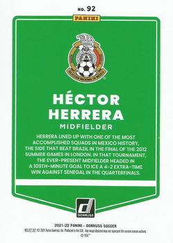 2021-22 Donruss #92 Héctor Herrera Back